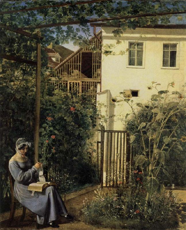 Erasmus Ritter von Engert A Garden in Vienna china oil painting image